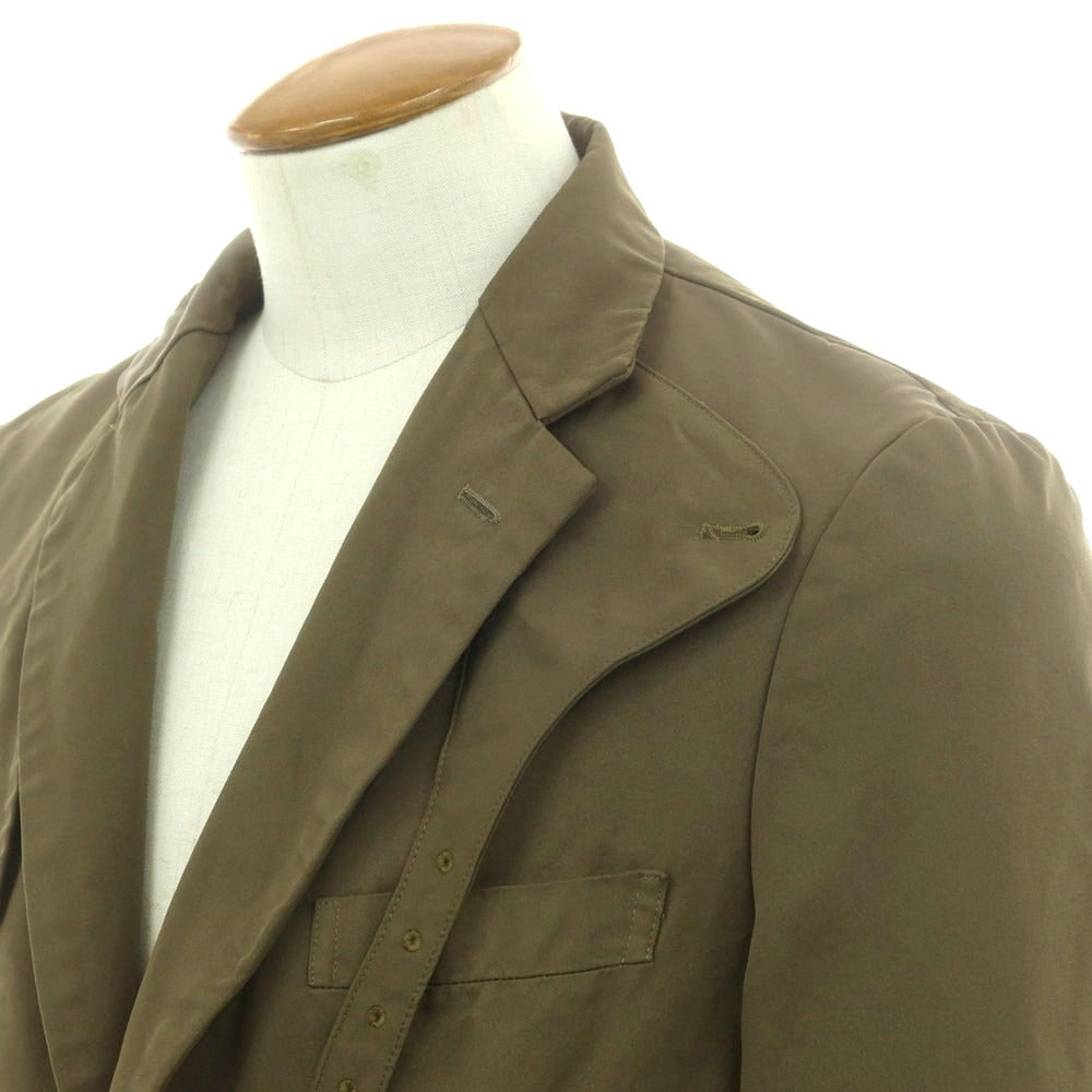 【中古】コムデギャルソン オムドゥ COMME des GARCONS HOMME DEUX 2020年春夏 ポリエステル セットアップ オリーブ【 M/M 】【 状態ランクC 】【 メンズ 】