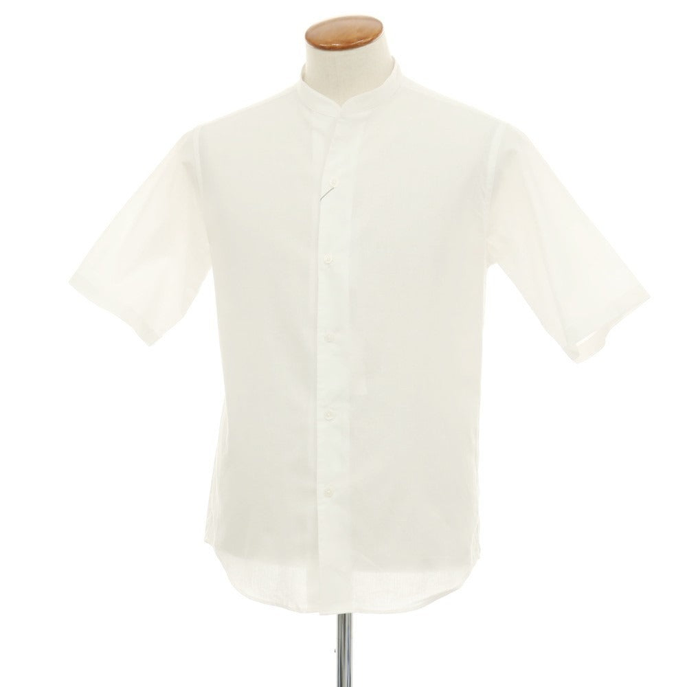 【中古】【未使用】ア デイ イン ザ ライフ ユナイテッドアローズ a day in the life united arrows コットンリネン 半袖シャツ ホワイト【サイズM】【 状態ランクS 】【 メンズ 】