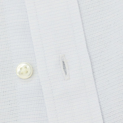 【中古】ポールスチュアート PAUL STUART ポリエステルコットンリネン バンドカラー 半袖シャツ ライトブルー【サイズM】【 状態ランクA 】【 メンズ 】