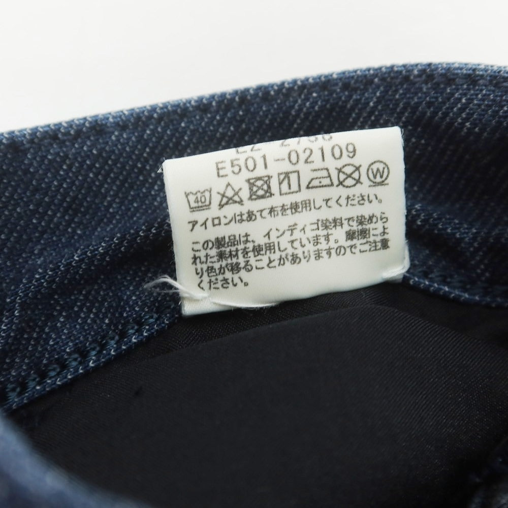 【中古】エドウィン EDWIN ストレッチ デニムパンツ ネイビー【 L 】【 状態ランクB 】【 メンズ 】