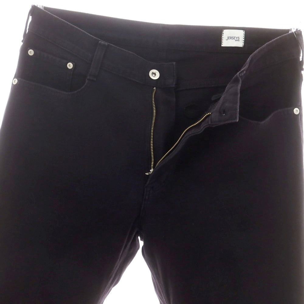 【中古】エドウィン EDWIN ストレッチコットン 5ポケットパンツ ブラック【 L 】【 状態ランクB 】【 メンズ 】