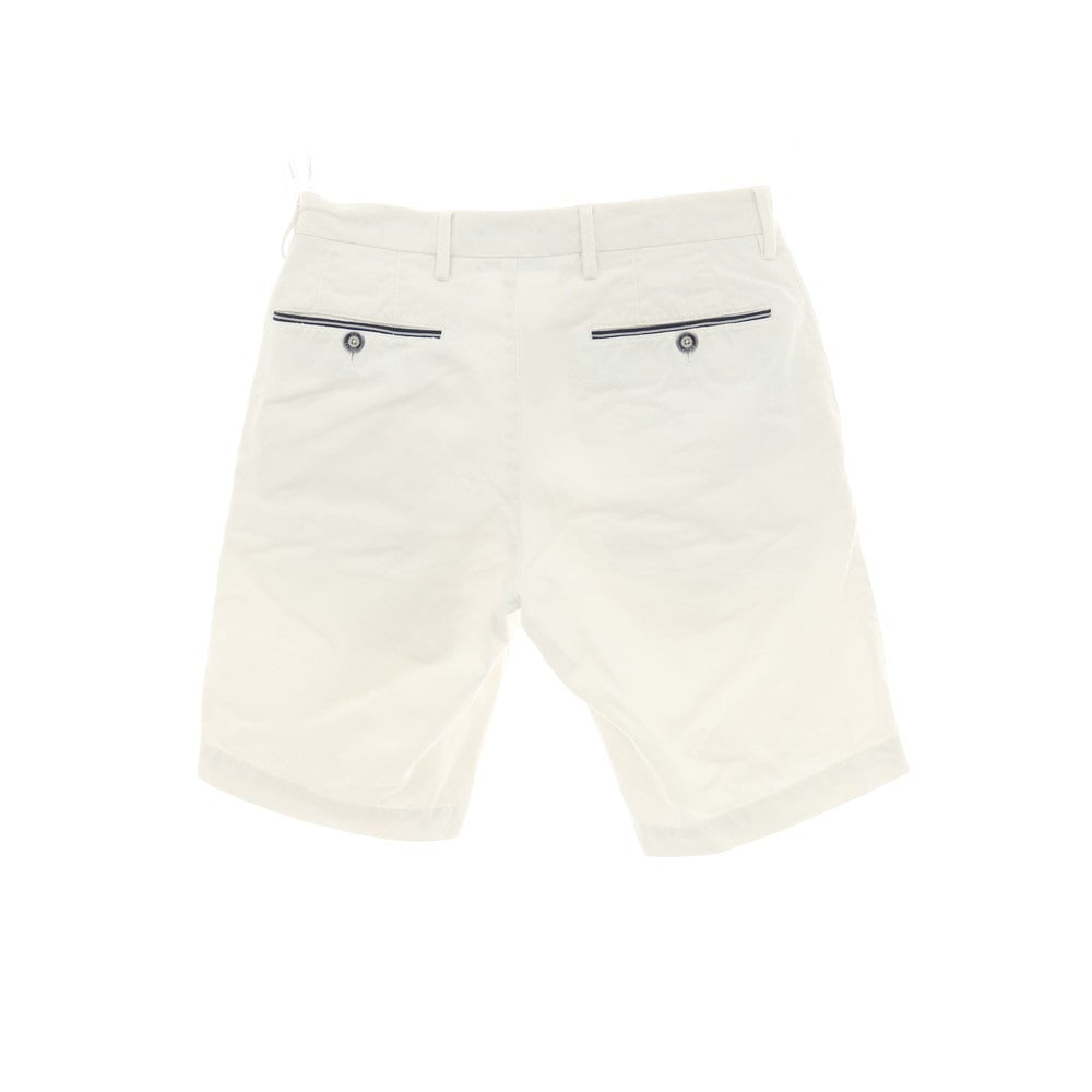 【中古】ピーティーゼロウーノ PT01 BEAMS F別注 コットン ショートパンツ ホワイト【 44 】【 状態ランクB 】【 メンズ 】