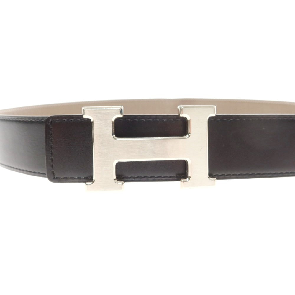 【中古】エルメス HERMES コンスタンス リバーシブル ベルト □Ｏ刻印 ブラックxトープ【 85 】【 状態ランクB 】【 メンズ 】