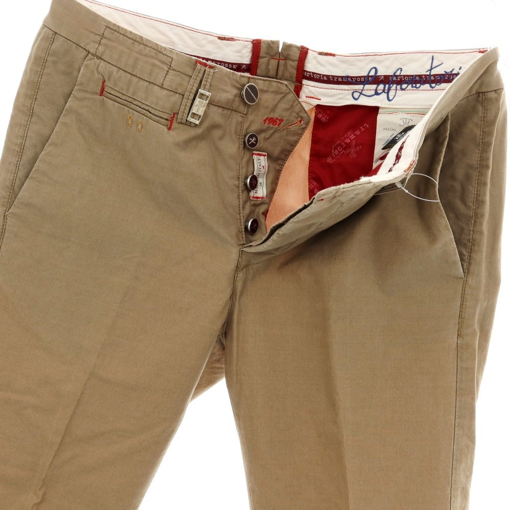 【中古】トラマロッサ Tramarossa コットン カジュアルスラックスパンツ ブラウン【 31 】【 状態ランクB 】【 メンズ 】