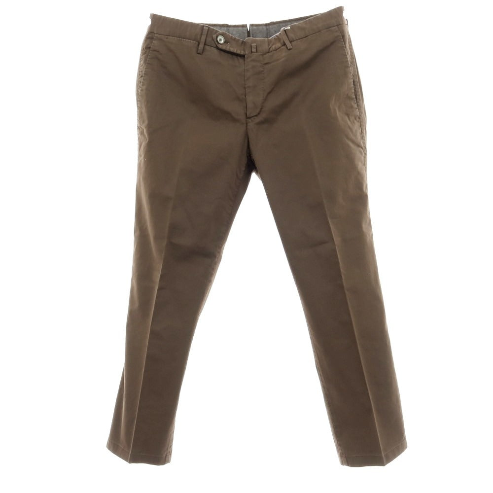 【中古】ピーティートリノ PT TORINO コットンナイロン カジュアルスラックスパンツ ブラウン【 46 】【 状態ランクB 】【 メンズ 】