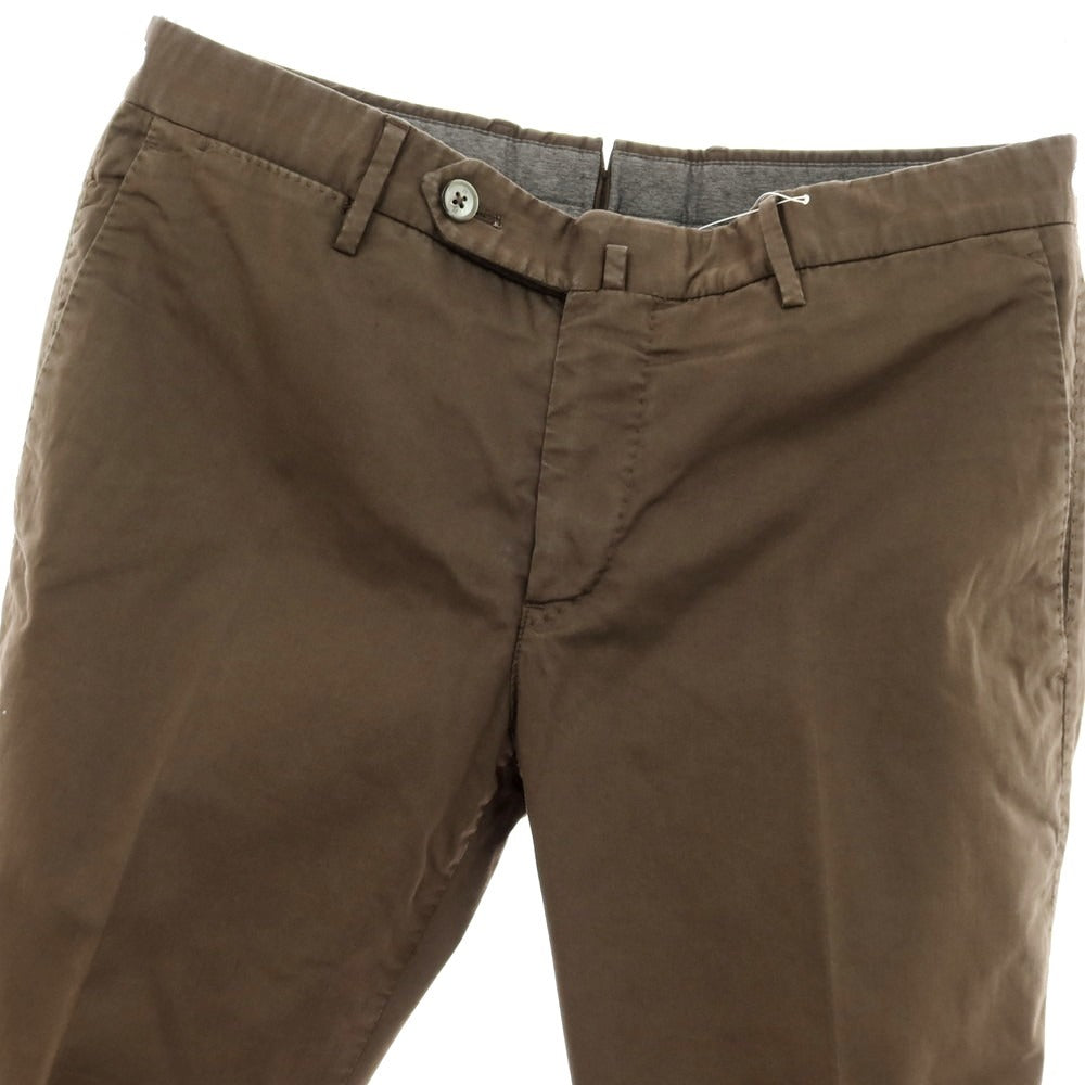 【中古】ピーティートリノ PT TORINO コットンナイロン カジュアルスラックスパンツ ブラウン【 46 】【 状態ランクB 】【 メンズ 】