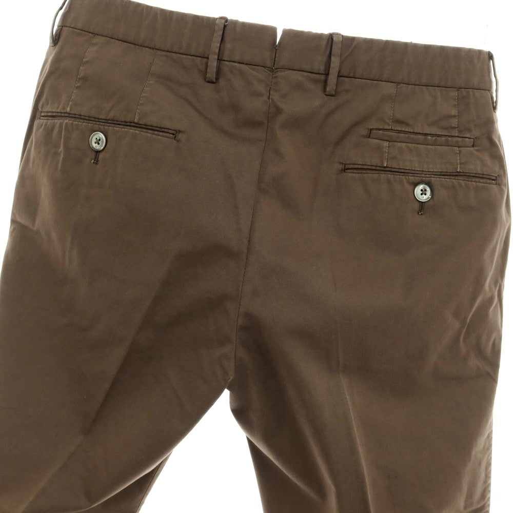 【中古】ピーティートリノ PT TORINO コットンナイロン カジュアルスラックスパンツ ブラウン【 46 】【 状態ランクB 】【 メンズ 】