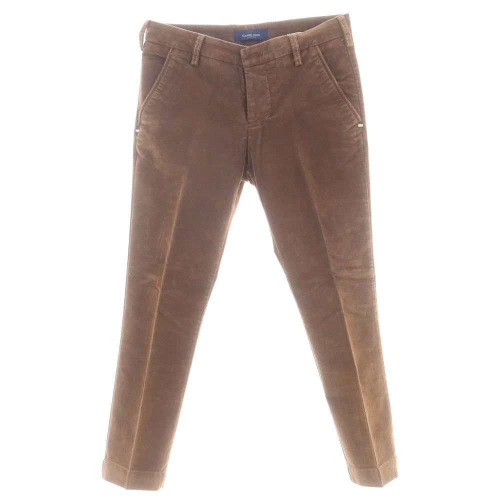 【中古】アントレアミ ENTRE AMIS ストレッチ コーデュロイパンツ ブラウン【 31 】【 状態ランクB 】【 メンズ 】