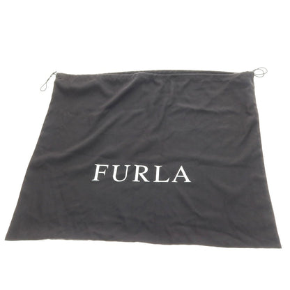 【中古】フルラ Furla シュリンクレザー ショルダーバッグ ブラック【 状態ランクB 】【 メンズ 】