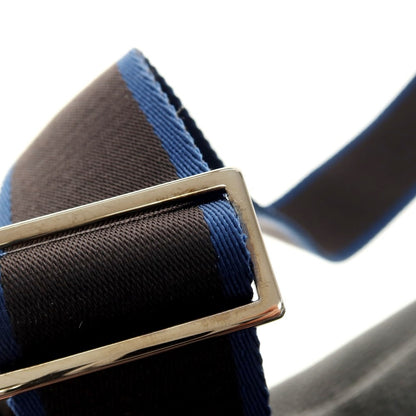 【中古】フルラ Furla シュリンクレザー ショルダーバッグ ブラック【 状態ランクB 】【 メンズ 】