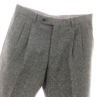 【中古】ジーステージ g-stage ウールポリエステル カジュアルスラックスパンツ グレー【 44 】【 状態ランクA 】【 メンズ 】