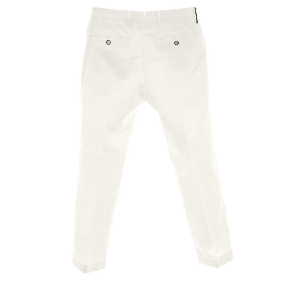 【中古】ピーティーゼロウーノ PT01 BEAMS F別注 ストレッチコットン カジュアルスラックスパンツ ホワイト【 44 】【 状態ランクB 】【 メンズ 】