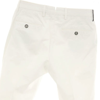 【中古】ピーティーゼロウーノ PT01 BEAMS F別注 ストレッチコットン カジュアルスラックスパンツ ホワイト【 44 】【 状態ランクB 】【 メンズ 】