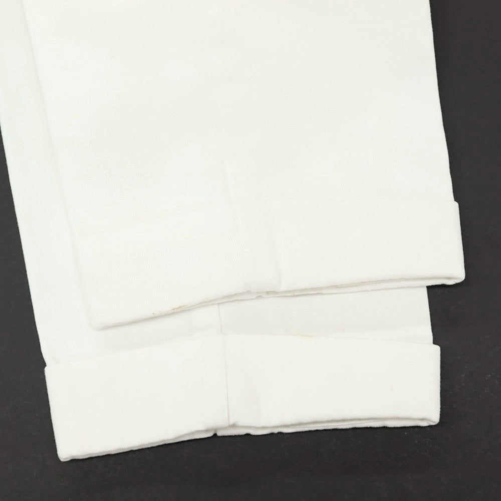 【中古】ピーティーゼロウーノ PT01 BEAMS F別注 ストレッチコットン カジュアルスラックスパンツ ホワイト【 44 】【 状態ランクB 】【 メンズ 】