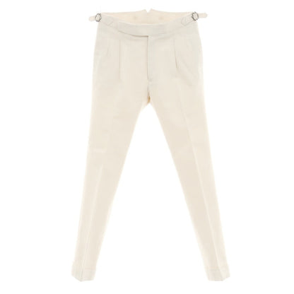 【中古】タリアトーレ TAGLIATORE Brilla per il gusto別注 ストレッチコットン カジュアルスラックスパンツ ナチュラル【 42 】【 状態ランクB 】【 メンズ 】