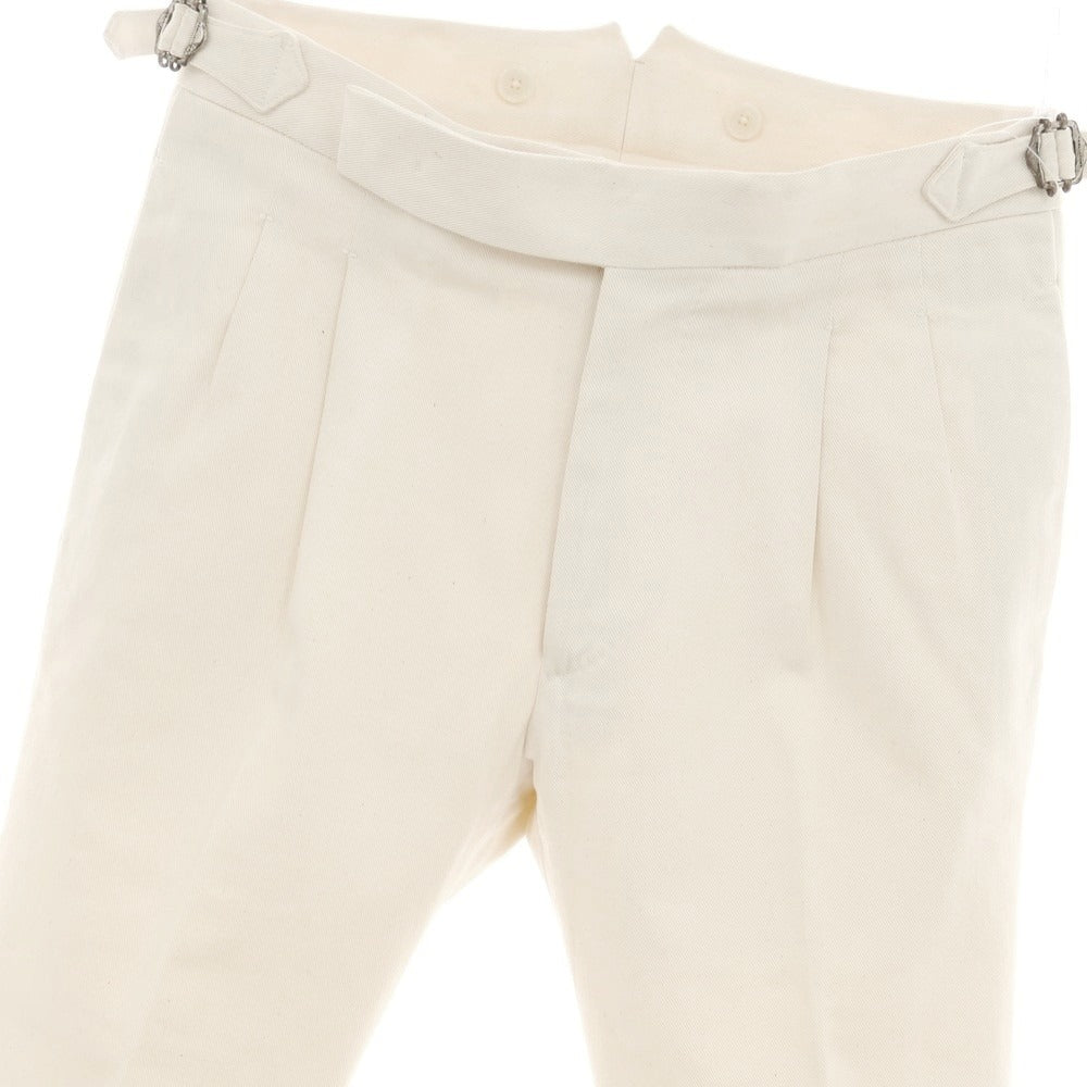 【中古】タリアトーレ TAGLIATORE Brilla per il gusto別注 ストレッチコットン カジュアルスラックスパンツ ナチュラル【 42 】【 状態ランクB 】【 メンズ 】