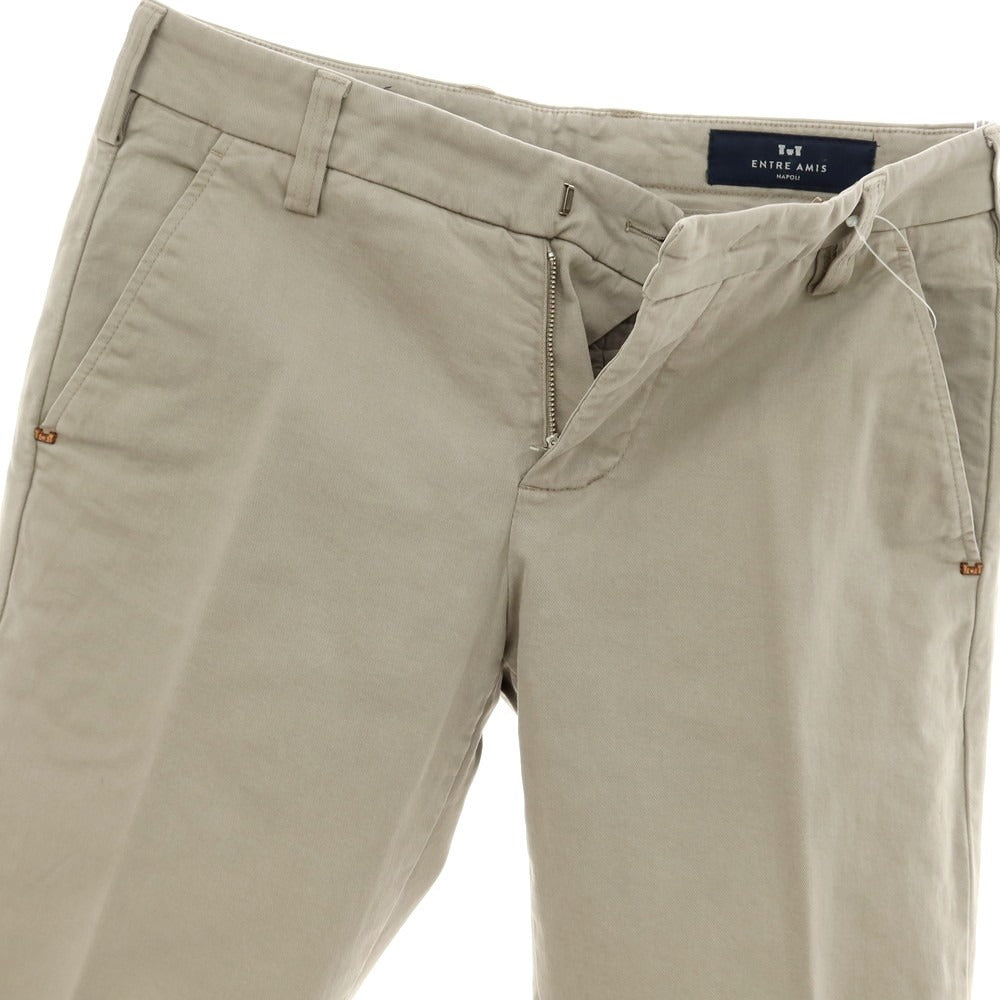 【中古】アントレアミ ENTRE AMIS ストレッチコットン カジュアルスラックスパンツ グレー【 29 】【 状態ランクB 】【 メンズ 】