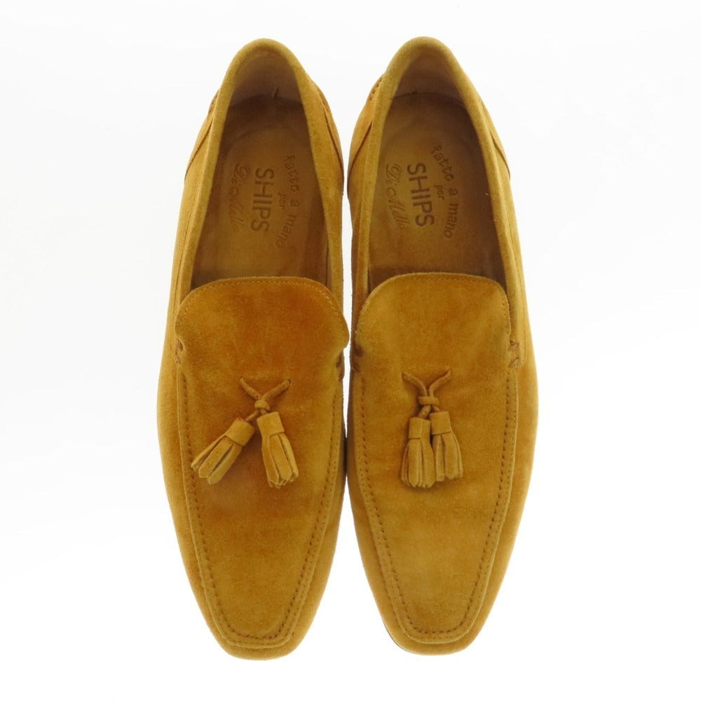 【中古】ディメッラ DI MELLA SHIPS別注 スエード タッセル ローファー ライトブラウン【 39 】【 状態ランクB 】【 メンズ 】