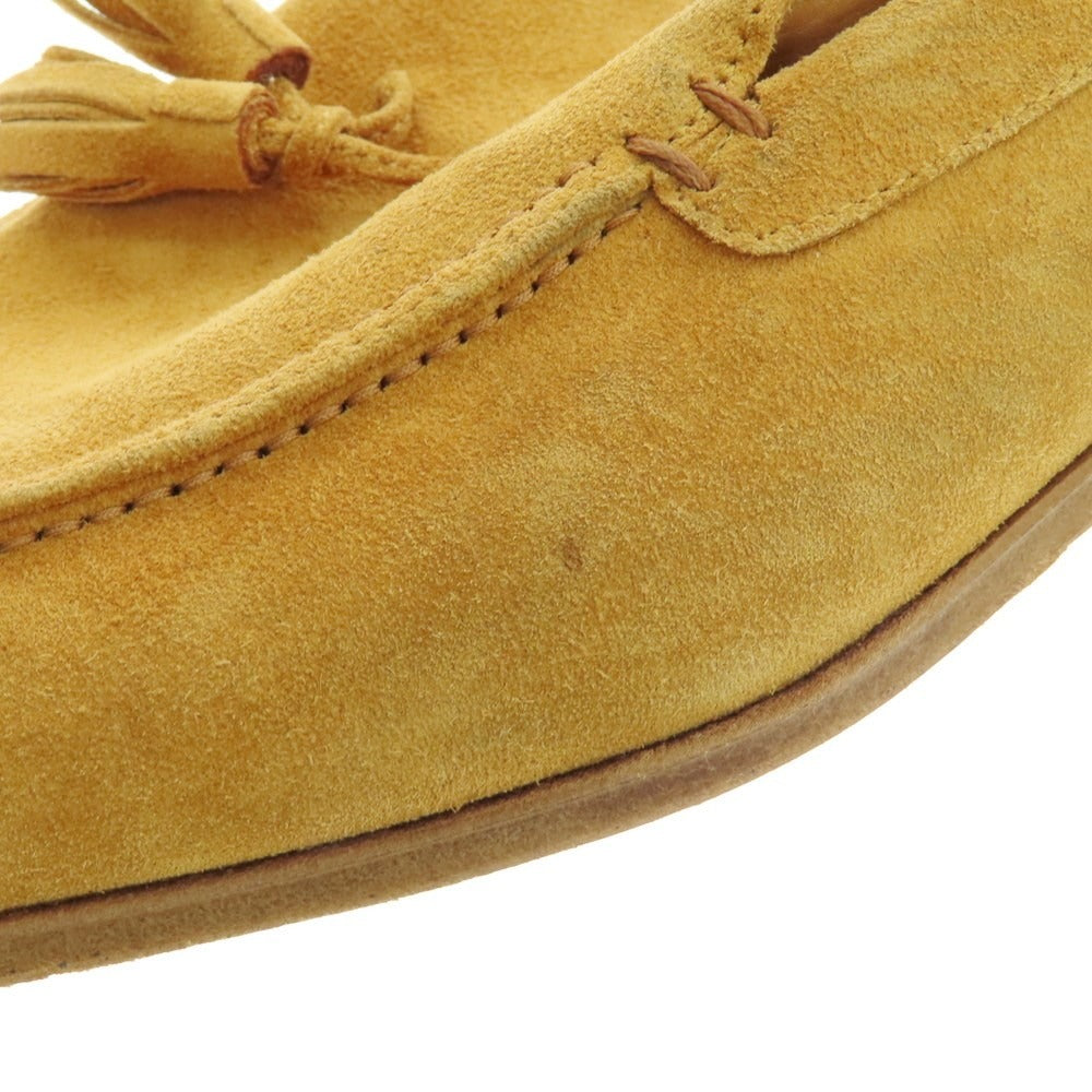 【中古】ディメッラ DI MELLA SHIPS別注 スエード タッセル ローファー ライトブラウン【 39 】【 状態ランクB 】【 メンズ 】