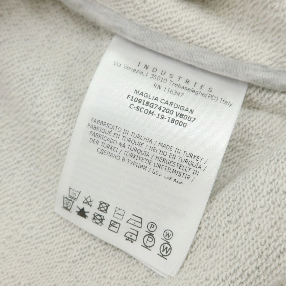 【中古】モンクレール MONCLER コットン スウェット ダブルジップ パーカー グレー【 S 】【 状態ランクB 】【 メンズ 】