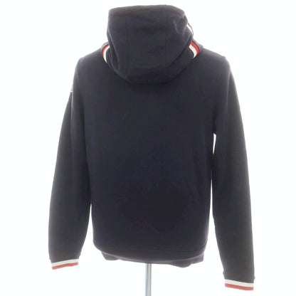 【中古】モンクレール MONCLER コットン スウェット ダブルジップ パーカー ダークネイビー【 S 】【 状態ランクB 】【 メンズ 】