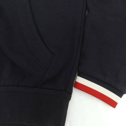 【中古】モンクレール MONCLER コットン スウェット ダブルジップ パーカー ダークネイビー【 S 】【 状態ランクB 】【 メンズ 】