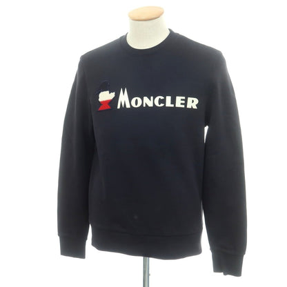 【中古】モンクレール MONCLER コットン クルーネック スウェット ダークネイビー【 S 】【 状態ランクB 】【 メンズ 】