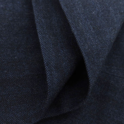 【中古】ルイジ ボレッリ Luigi Borrelli ストレッチコットン カジュアルスラックスパンツ ネイビー【 44 】【 状態ランクB 】【 メンズ 】