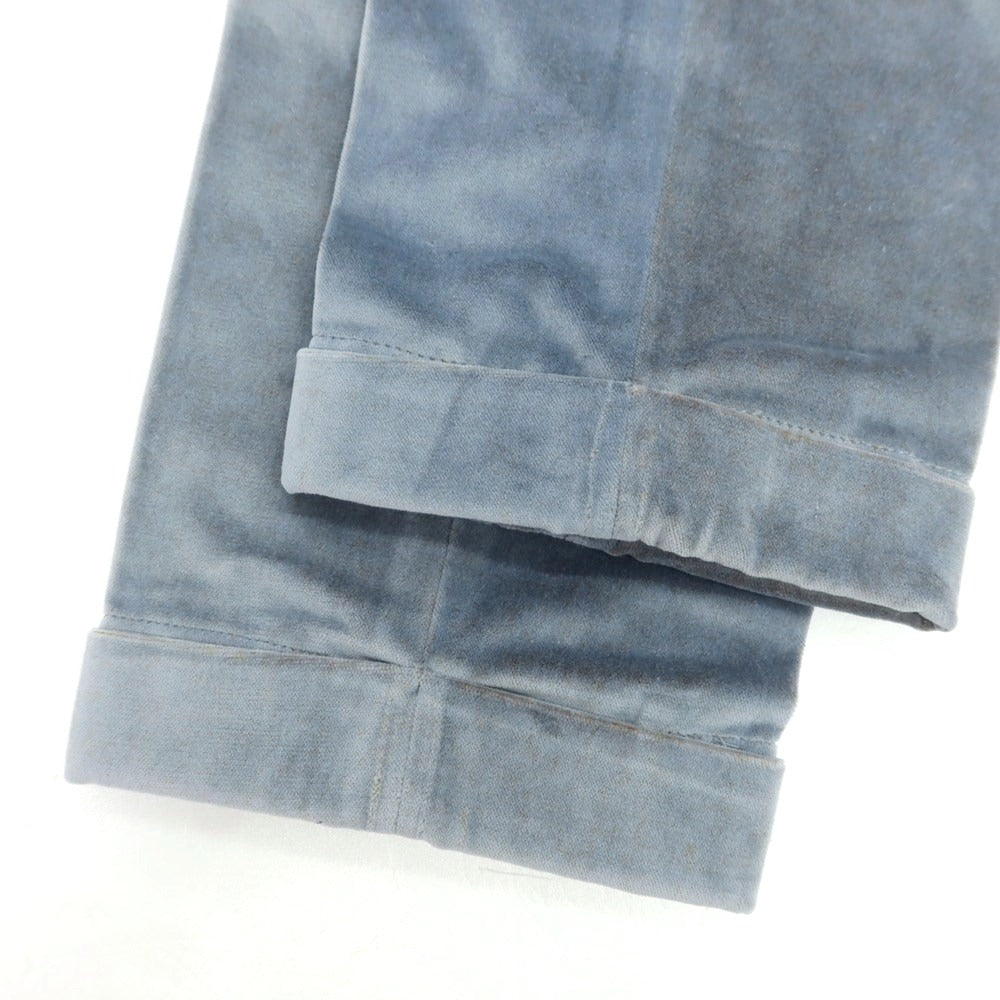 【中古】ピーティートリノ PT TORINO コットンベロア カジュアルスラックスパンツ グレーブルー【 44 】【 状態ランクC 】【 メンズ 】