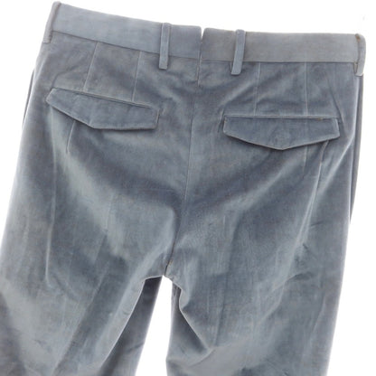 【中古】ピーティートリノ PT TORINO コットンベロア カジュアルスラックスパンツ グレーブルー【 44 】【 状態ランクC 】【 メンズ 】