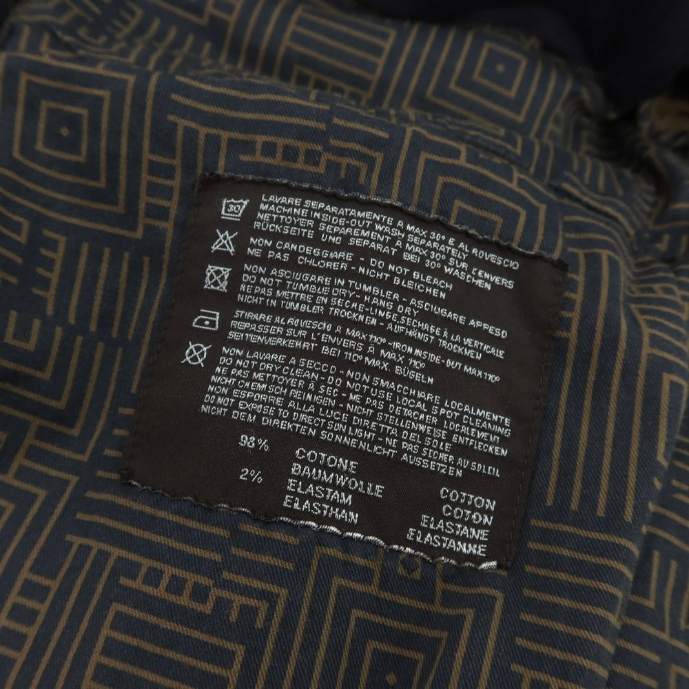 【中古】ピーティーゼロウーノ PT01 ストレッチコットン カジュアルスラックスパンツ ブラウン【 48 】【 状態ランクC 】【 メンズ 】