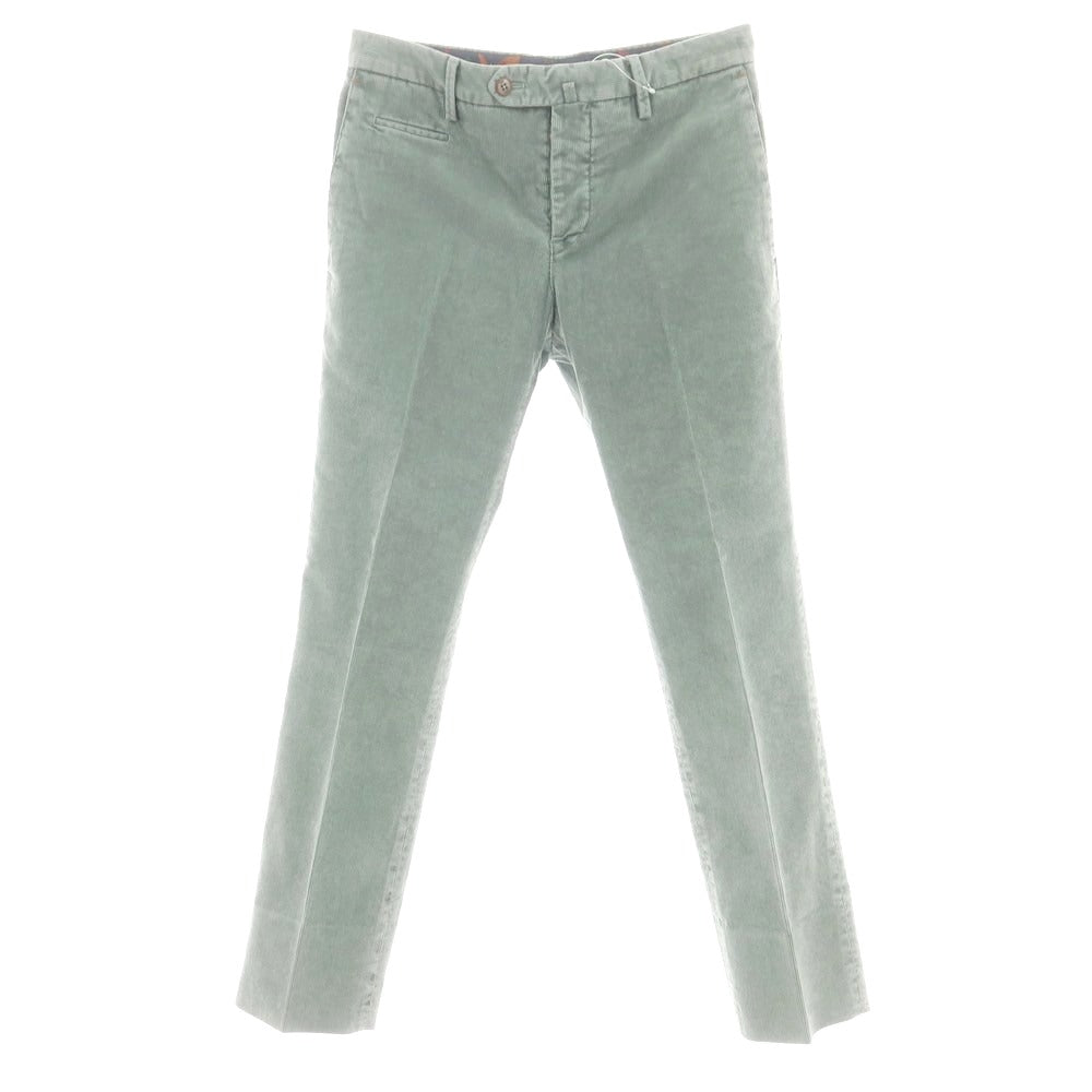 【中古】ピーティーゼロウーノ PT01 ストレッチコットン コーデュロイパンツ セージグリーン【 46 】【 状態ランクC 】【 メンズ 】