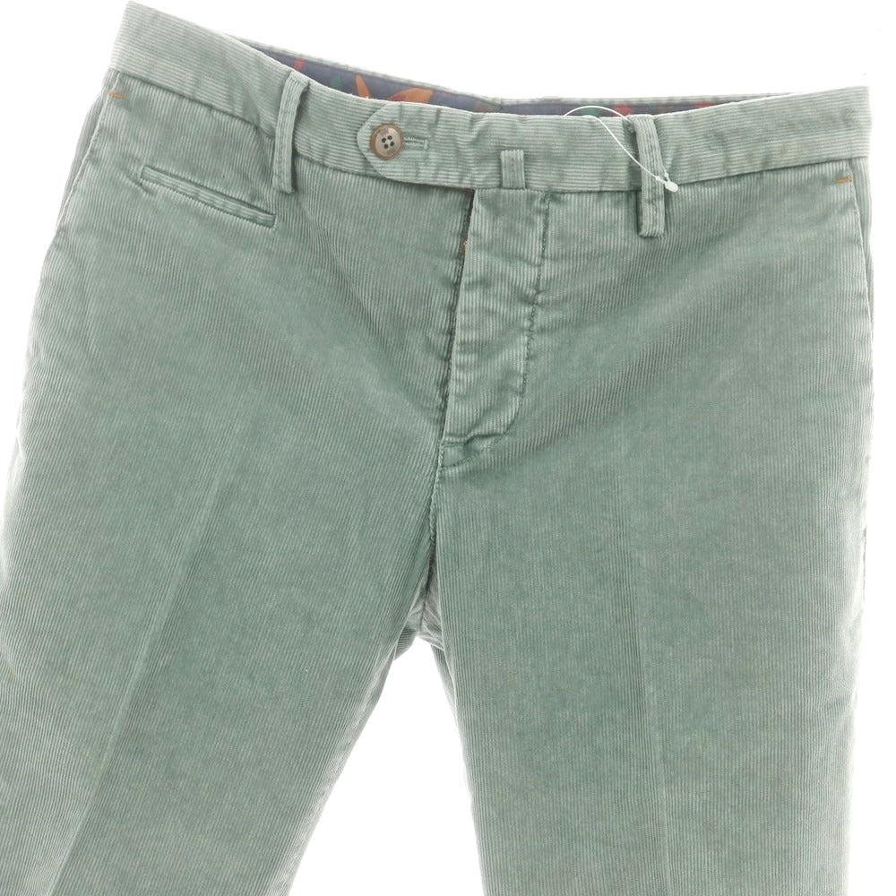 【中古】ピーティーゼロウーノ PT01 ストレッチコットン コーデュロイパンツ セージグリーン【 46 】【 状態ランクC 】【 メンズ 】