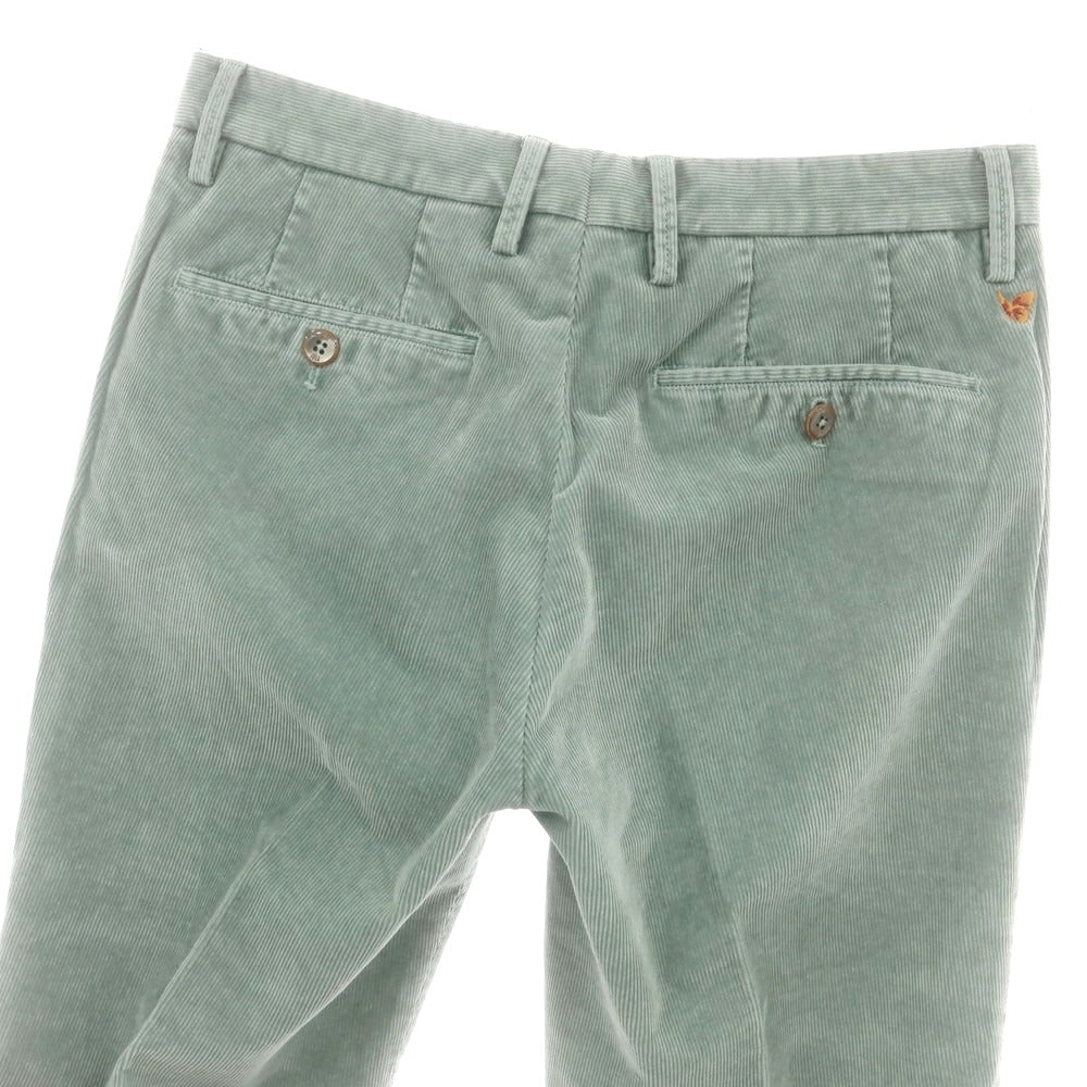 【中古】ピーティーゼロウーノ PT01 ストレッチコットン コーデュロイパンツ セージグリーン【 46 】【 状態ランクC 】【 メンズ 】