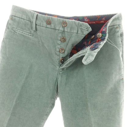 【中古】ピーティーゼロウーノ PT01 ストレッチコットン コーデュロイパンツ セージグリーン【 46 】【 状態ランクC 】【 メンズ 】