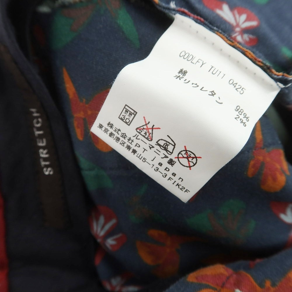 【中古】ピーティーゼロウーノ PT01 ストレッチコットン コーデュロイパンツ セージグリーン【 46 】【 状態ランクC 】【 メンズ 】