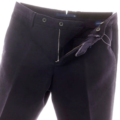 【中古】インコテックス INCOTEX ストレッチコットン カジュアルスラックスパンツ ネイビー【 46 】【 状態ランクC 】【 メンズ 】