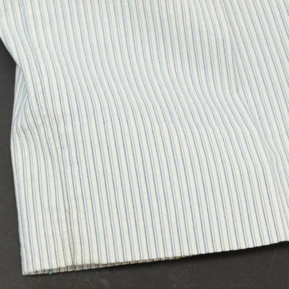 【中古】インコテックス INCOTEX コットン カジュアルスラックスパンツ ホワイトxブルー【 46 】【 状態ランクC 】【 メンズ 】