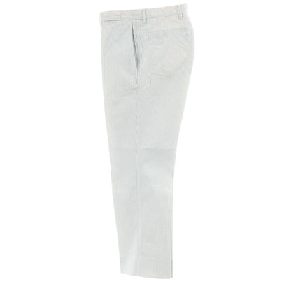 【中古】インコテックス INCOTEX コットン カジュアルスラックスパンツ ホワイトxブルー【 46 】【 状態ランクC 】【 メンズ 】