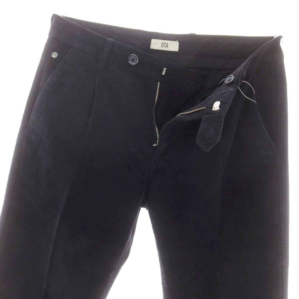 【中古】ジーティーアー G.T.A ストレッチコットン コーデュロイパンツ ダークネイビー【 44 】【 状態ランクB 】【 メンズ 】