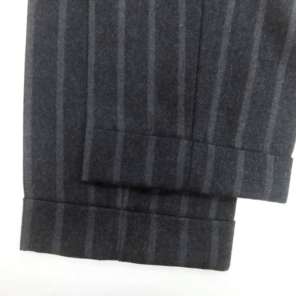 【中古】デザインワークス DESIGNWORKS ウール ストライプ カジュアルスラックスパンツ グレー【 46 】【 状態ランクB 】【 メンズ 】