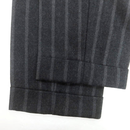 【中古】デザインワークス DESIGNWORKS ウール ストライプ カジュアルスラックスパンツ グレー【 46 】【 状態ランクB 】【 メンズ 】