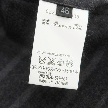 【中古】デザインワークス DESIGNWORKS ウール ストライプ カジュアルスラックスパンツ グレー【 46 】【 状態ランクB 】【 メンズ 】