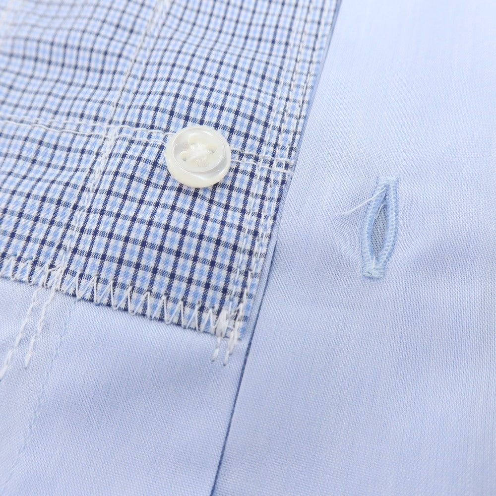 【中古】ジュンヤワタナベ マン JUNYA WATANABE MAN × GUY ROVER 2025年春夏 ワイドカラー カジュアルシャツ ライトブルー【 S 】【 状態ランクB 】【 メンズ 】