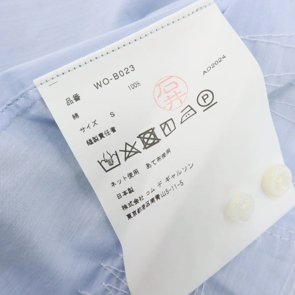 【中古】ジュンヤワタナベ マン JUNYA WATANABE MAN × GUY ROVER 2025年春夏 ワイドカラー カジュアルシャツ ライトブルー【 S 】【 状態ランクB 】【 メンズ 】