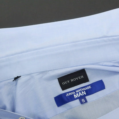 【中古】ジュンヤワタナベ マン JUNYA WATANABE MAN × GUY ROVER 2025年春夏 パッチワーク カジュアルシャツ ライトブルー【 S 】【 状態ランクA 】【 メンズ 】