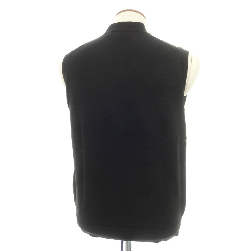【中古】コムデギャルソン オムドゥ COMME des GARCONS HOMME DEUX 2025年春夏 ハイゲージ アクリルウール ニットベスト ブラック【 M 】【 状態ランクA 】【 メンズ 】