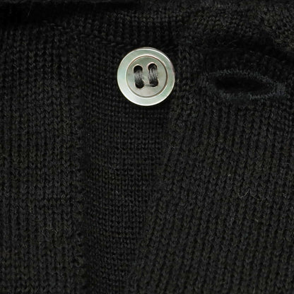 【中古】コムデギャルソン オムドゥ COMME des GARCONS HOMME DEUX 2025年春夏 アクリルウール 半袖 ポロニット ブラック【 M 】【 状態ランクA 】【 メンズ 】