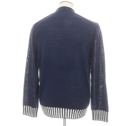 【中古】コムデギャルソン オムドゥ COMME des GARCONS HOMME DEUX 2025年春夏 ウール カーディガン ネイビー【 M 】【 状態ランクA 】【 メンズ 】