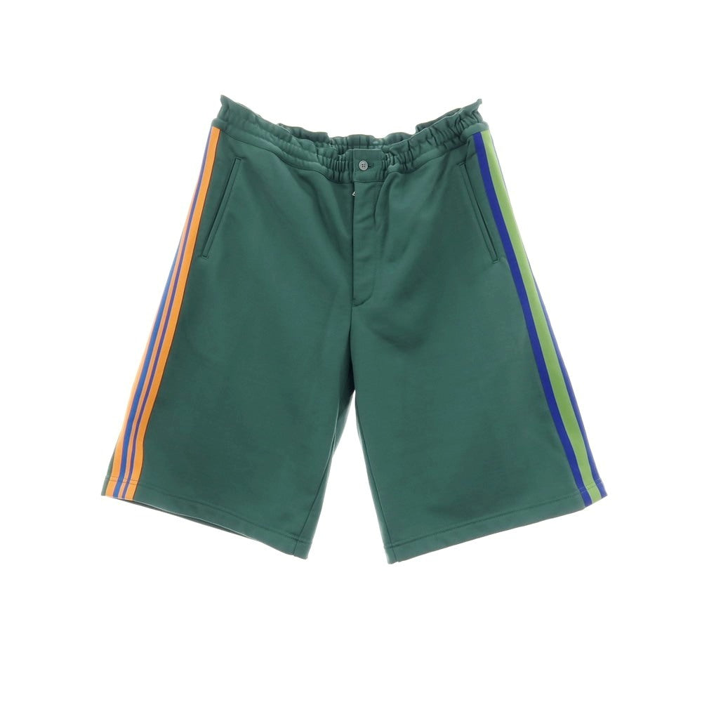 【中古】コムデギャルソン オムドゥ COMME des GARCONS HOMME DEUX 2025年春夏 ポリエステルコットン ジャージ ショートパンツ グリーン【サイズL】【 状態ランクA 】【 メンズ 】 [DPD]